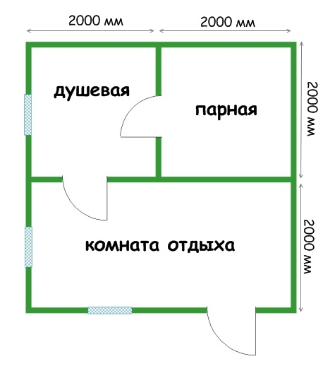 Баня с мансардой 4 4