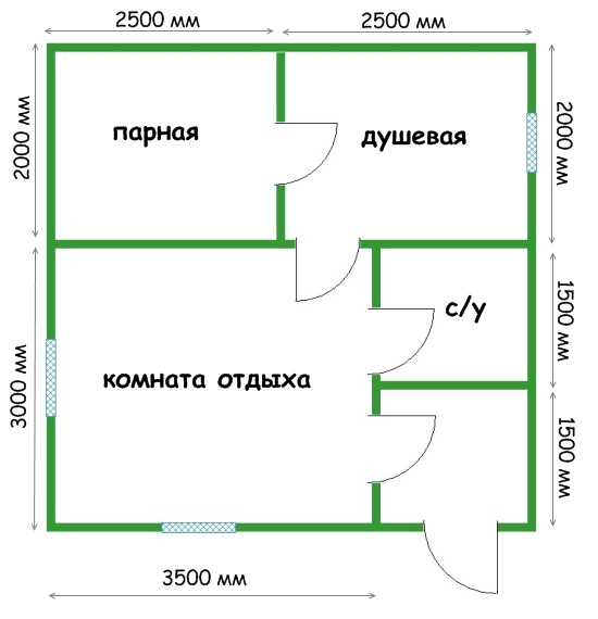 Баня с мансардой 5 5 