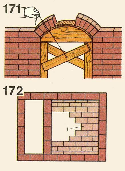 Кладка арок и сводов печей и каминов