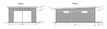 Фасады гаража