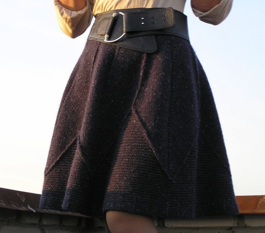 Вязаная юбка — юбка для смелых, фото № 42