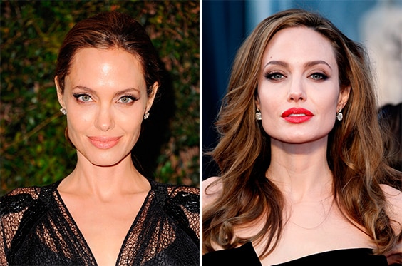Повседневный макияж Анджелины Джоли