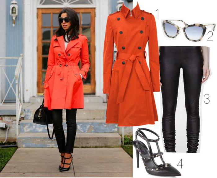 С чем можно носить оранжевое пальто советы стилистов