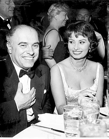 Carlo Ponti and Sophia Loren