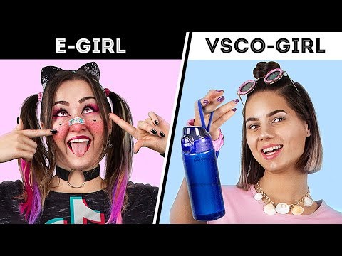 VSCO-Girl и E-Girl – трансформируемся в TikTok девушек