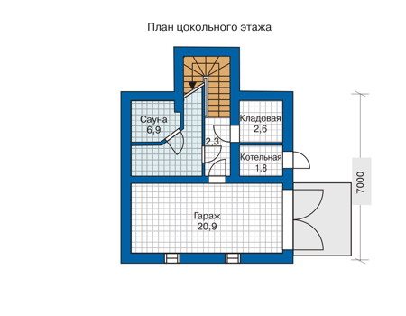 План подземного этажа