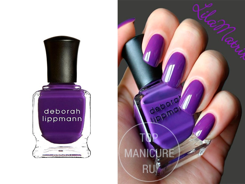 Фиолетовый лак для ногтей Deborah Lippmann Call Me Irresponsible