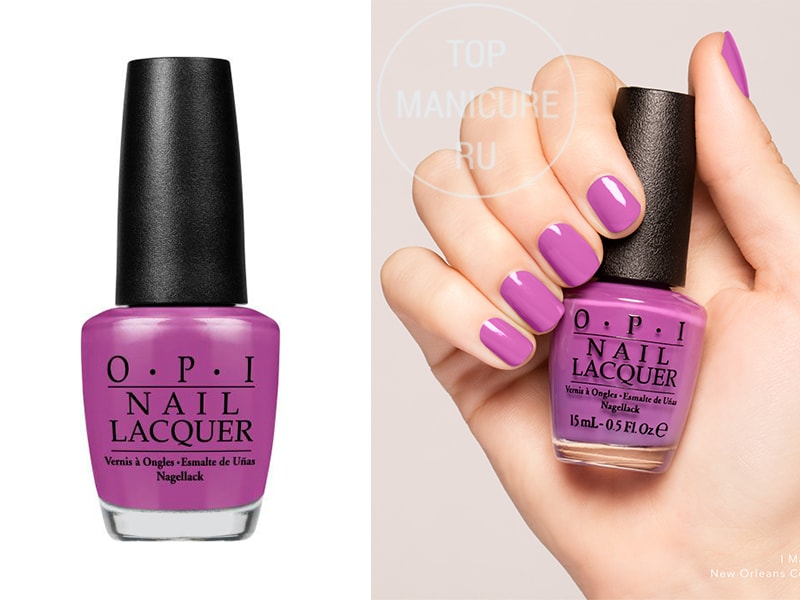 Фиолетовый лак для ногтей OPI I Manicure For Beads