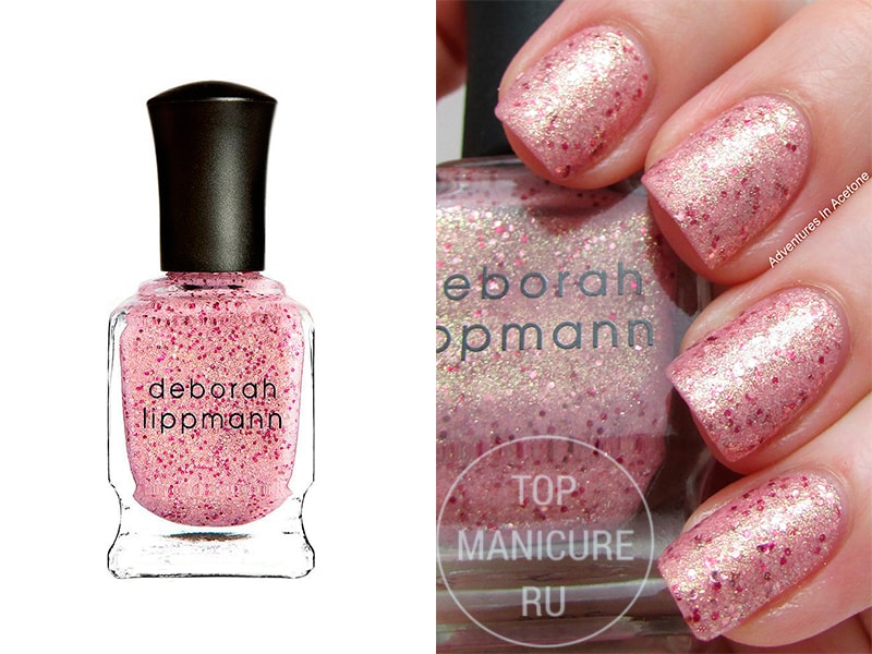 Нежно-розовый лак для ногтей Deborah Lippmann Mermaids Kiss