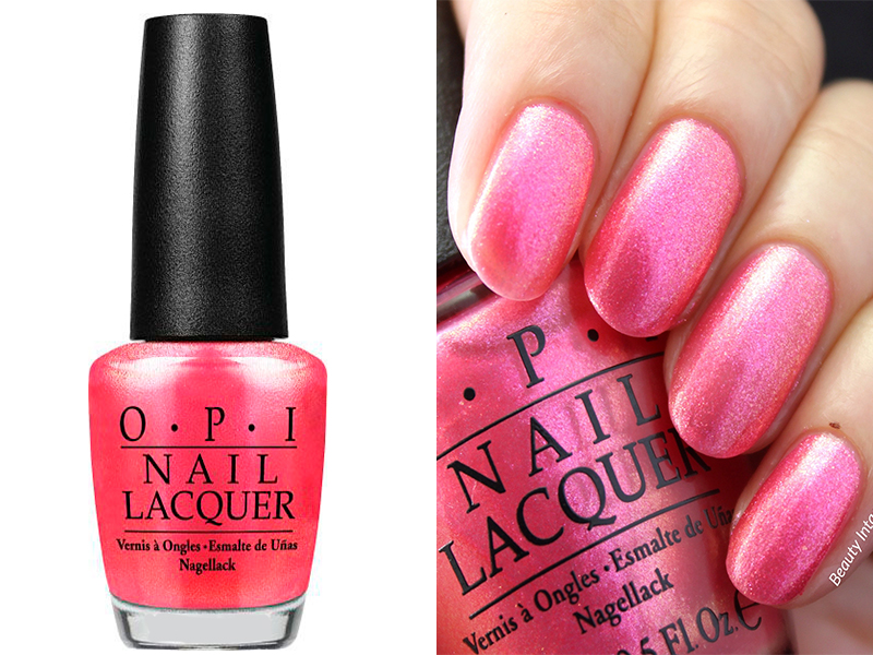 Ярко-розовый лак для ногтей OPI Cant Hear Myself Pink