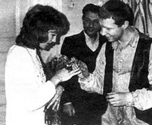 На бракосочетание Лены и Валеры пришёл коллега по «Современнику» Игорь КВАША (1985 г.)