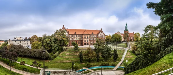 Middle School No. 1 in Gniezno, Poland — стоковое фото