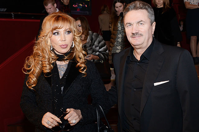 Маша Распутина с супругом, бизнесменом Виктором Захаровым.
