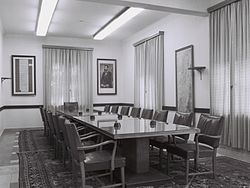 PM Office at HaKirya 1964.jpg