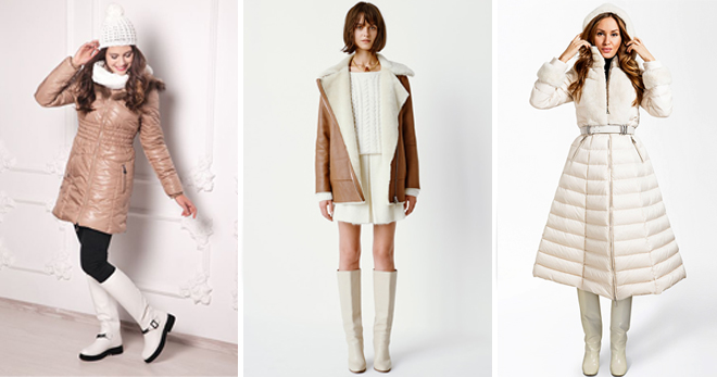 Белые сапоги – с чем носить и как создать стильный лук?