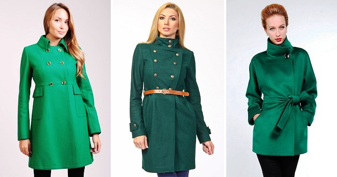 С чем носить зеленое пальто – подборка фото стильных образов в пальто зеленого цвета