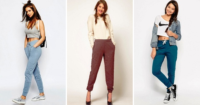 Женские джоггеры – 26 фото стильных образов в штанах-джоггерах на любой вкус