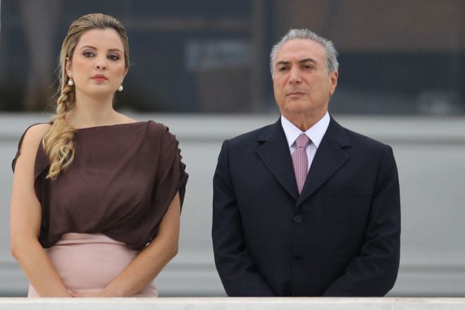Президент Бразилии и его супруга
